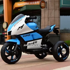 Детский мотоцикл M 4135 EL-1-4 Yamaha, кожаное сиденье
